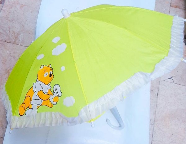 Yellow Umbrella For Children