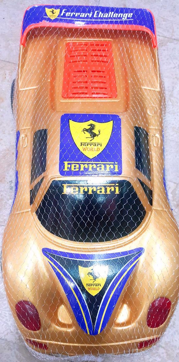 Big Golden Ferrari Car