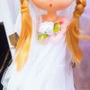 keychain white doll